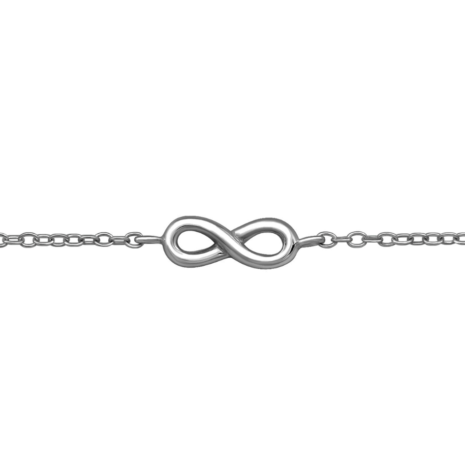 Soft Continuum - Sterling Silver Infinity Bracelet
