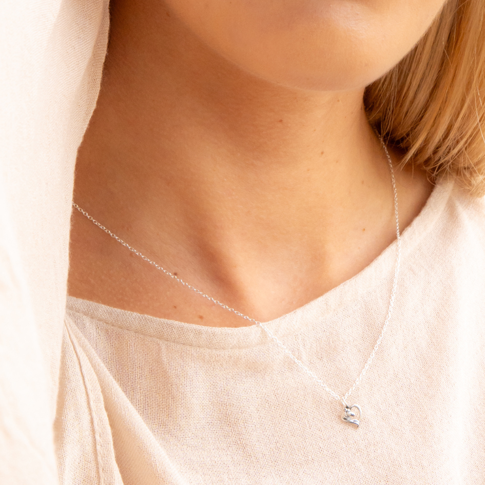 Strength & Grace Set – Sterling Silver Horse in Heart Jewellery