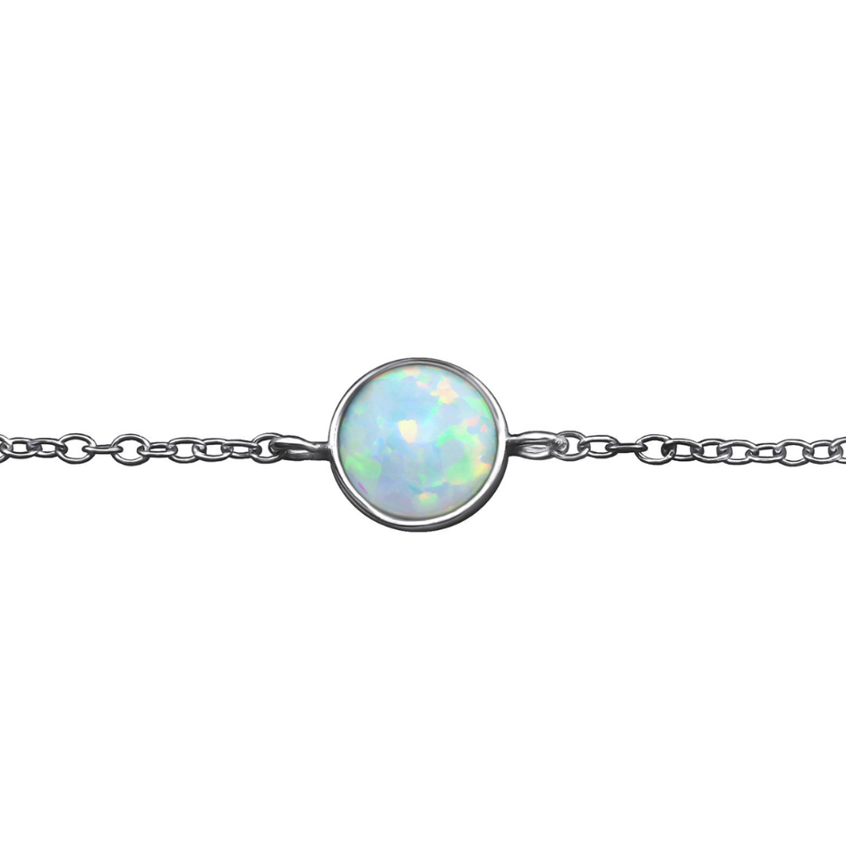 Opal Mirage - Sterling Silver Bracelet