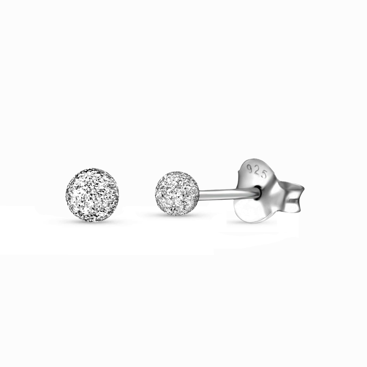 Lumière Stud Earrings – Sterling Silver Stud Earrings