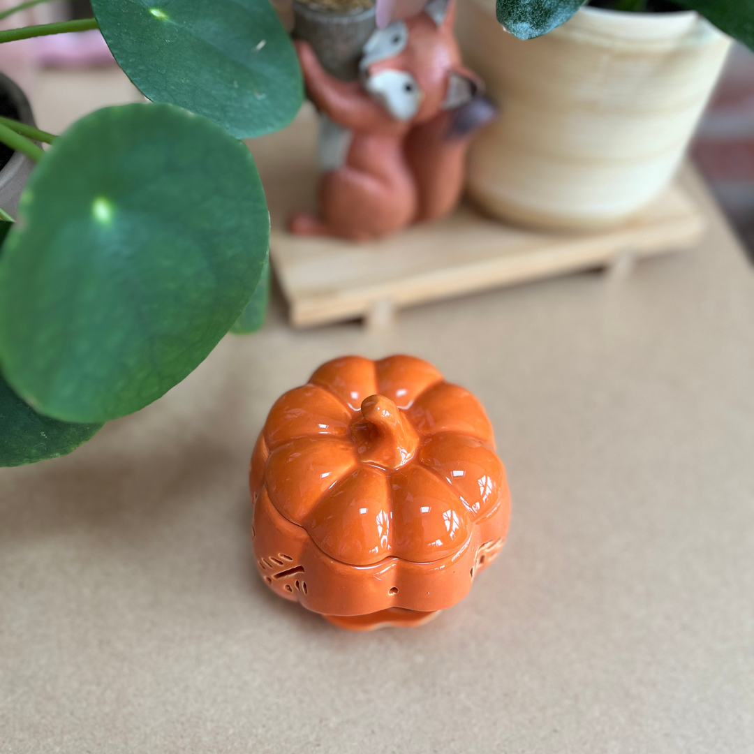 Autumn Glow Pumpkin Burner - Wax Melt Burner