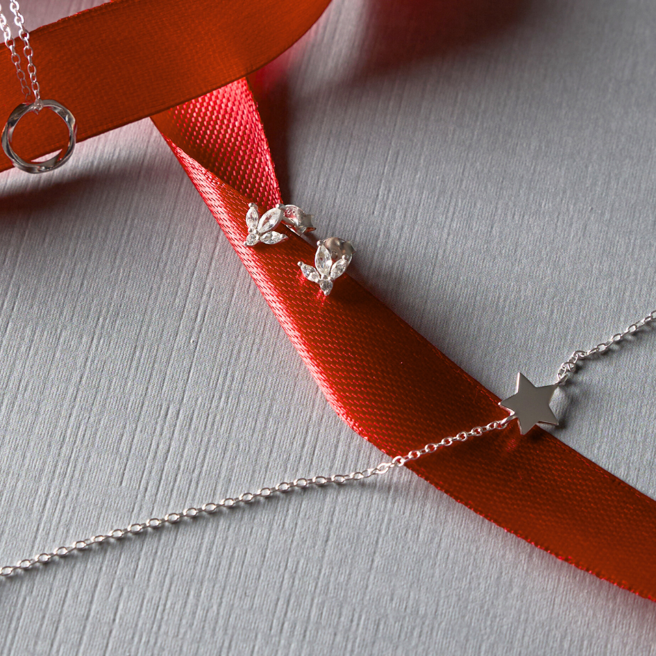 Inner Orbit - Sterling Silver Star Bracelet