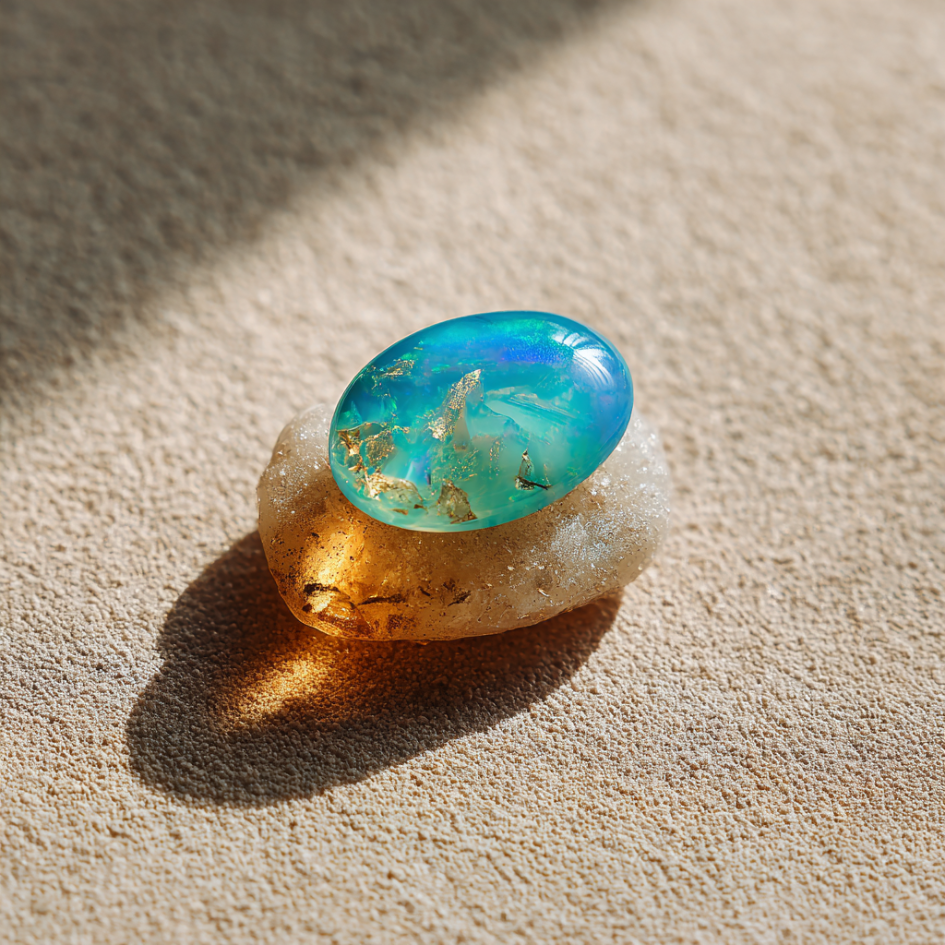 Afterlight – Genuine Opal Necklace