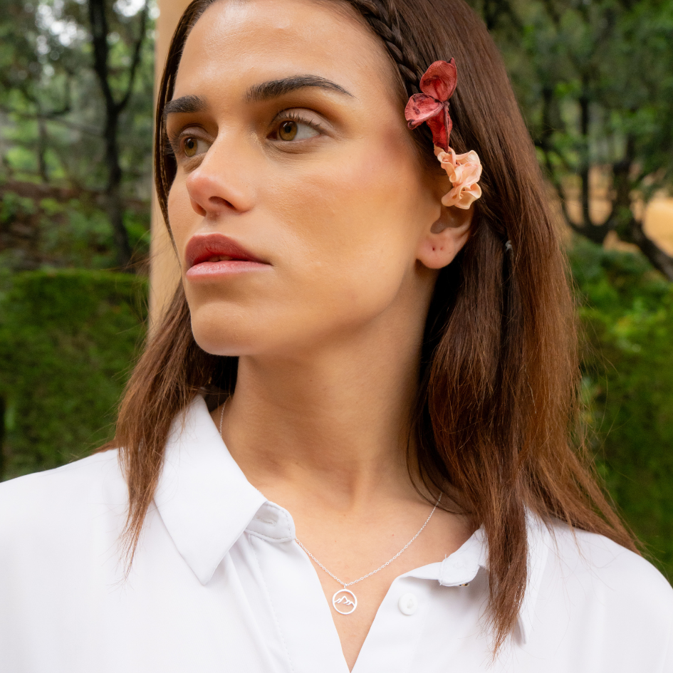 Still I Rise – Sterling Silver Mountain Necklace