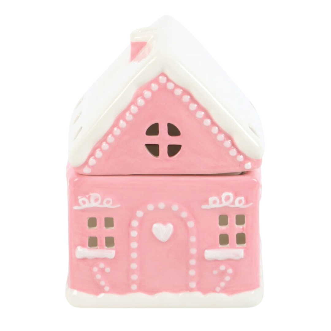 Pink Gingerbread House - Wax Melt Burner